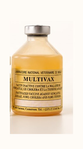 Flacon du vaccin MULTIVAX du LANAVET