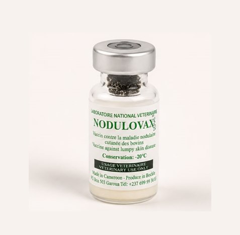 Flacon du vaccin NODULOVAX du LANAVET