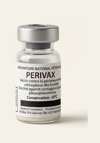 Flacon du vaccin PERIVAX T1-44 du LANAVET